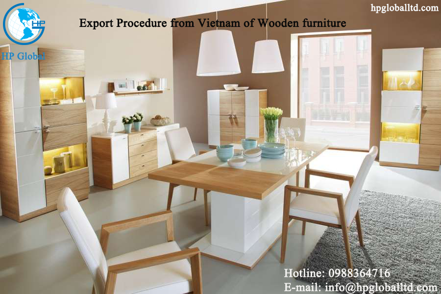Export Procedure from Vietnam of Wooden furniture