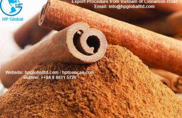 Export Procedure from Vietnam of Cinnamon crust