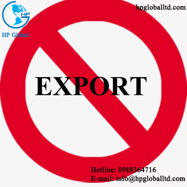 LIST OF PROHIBITED EXPORTS FROM VIETNAM