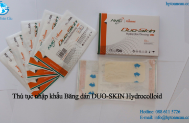 Thủ tục nhập khẩu Băng dán DUO-SKIN Hydrocolloid