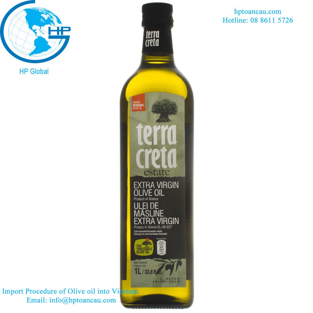 Import Procedure of Olive oil into Vietnam 