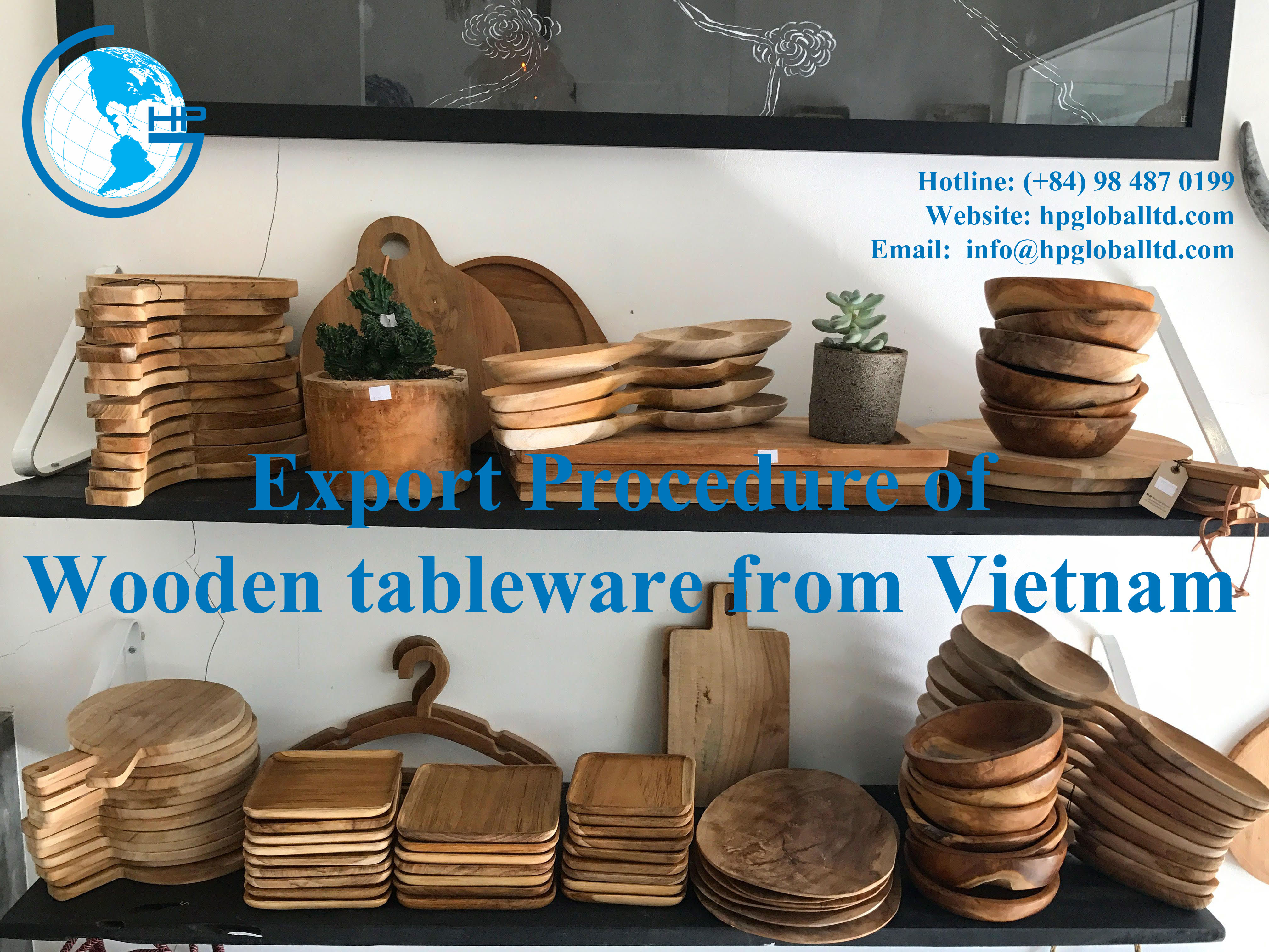 Export-Procedure-of-Wooden-tableware-from-Vietnam