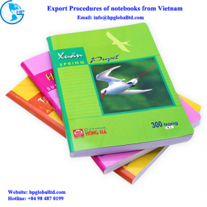 Export Procedures of notebooks from Vietnam