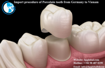 Import Porcelain tooth from Germany to Vietnam