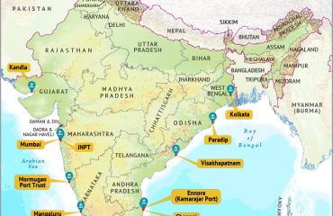 Các cảng biển chính tại Ấn Độ