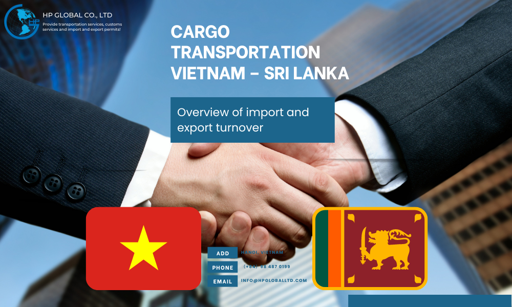 Cargo Transportation Vietnam Sri Lanka HP Global Vietnam