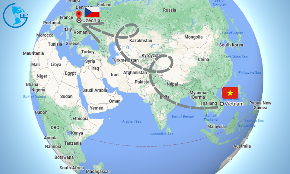 Freight from Vietnam to Czech Republic