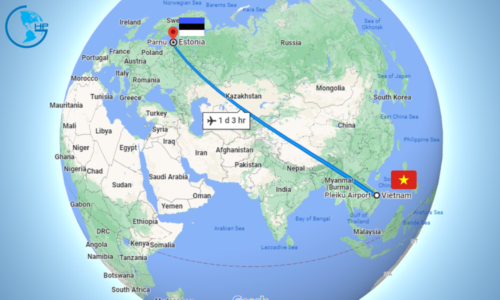 Freight from Vietnam to Estonia