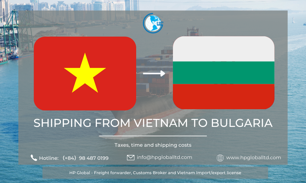 Shipping from Vietnam to Bulgaria