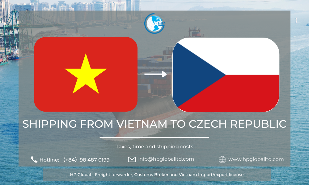 Shipping from Vietnam to Czech Republic