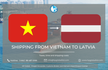 Shipping from Vietnam to Latvia