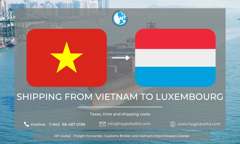 Shipping from Vietnam to Luxembourg