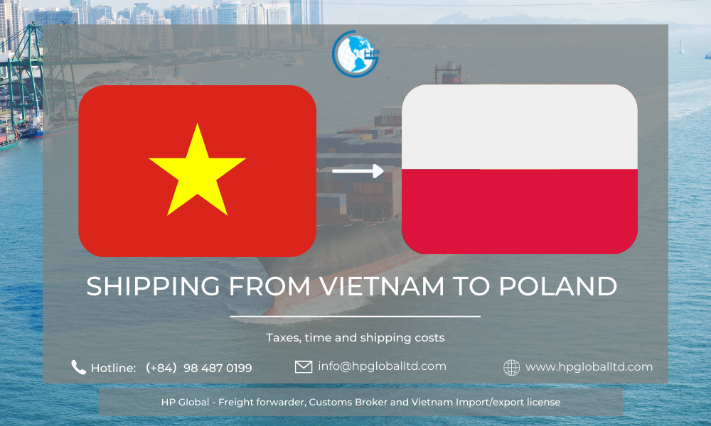 Shipping from Vietnam to Poland