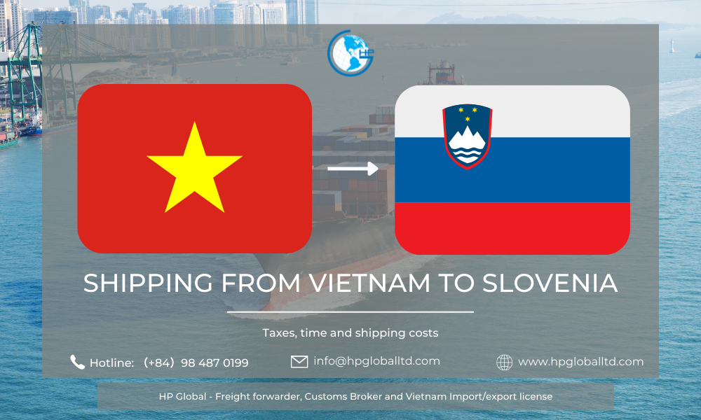 Shipping from Vietnam to Slovenia