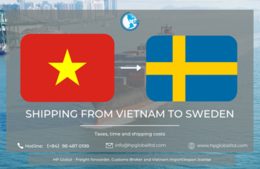Shipping from Vietnam to Sweden