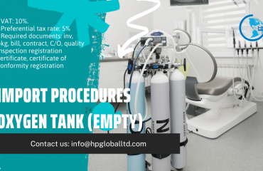 Import procedures oxygen tank (empty)