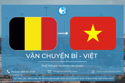 HP Toàn Cầu - Dịch vụ vận chuyển hàng hóa Bỉ - Việt