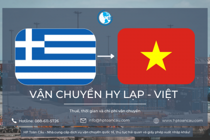 HP Toàn Cầu - Dịch vụ vận chuyển hàng hóa Hy Lạp - Việt