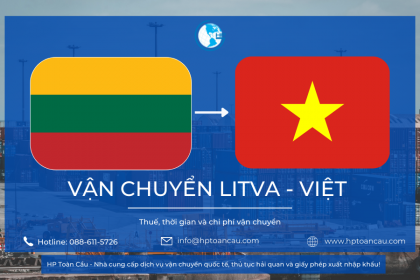 HP Toàn Cầu - Dịch vụ vận chuyển hàng hóa Litva - Việt