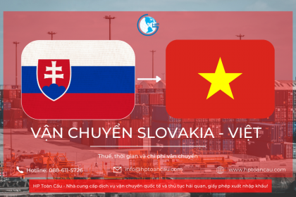 HP Toàn Cầu - Dịch vụ vận chuyển hàng hóa Slovakia - Việt