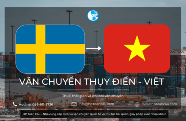 HP Toàn Cầu - Dịch vụ vận chuyển hàng hóa Thụy Điển - Việt