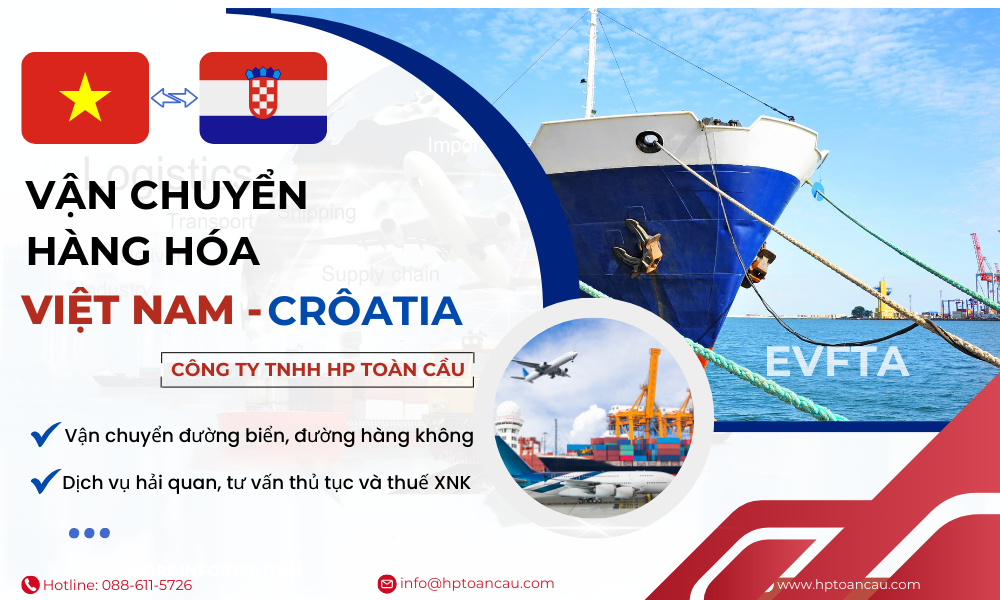 Dịch vụ vận chuyển hàng hóa Việt Nam - Croatia