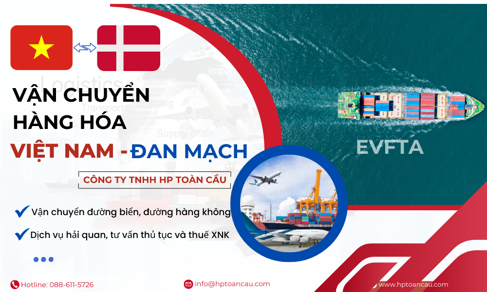 Dịch vụ vận chuyển hàng hóa Việt Nam - Đan Mạch