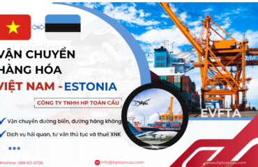 Dịch vụ vận chuyển hàng hóa Việt Nam - Estonia