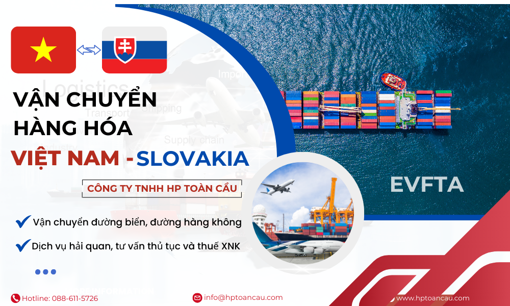 Dịch vụ vận chuyển hàng hóa Việt Nam - Slovakia