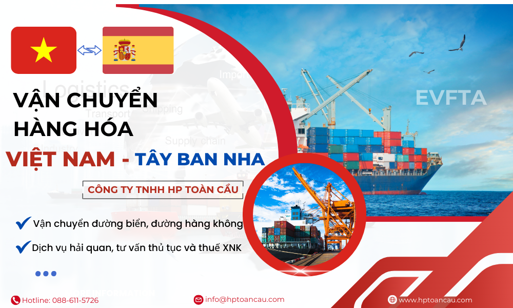 Vận Chuyển Hàng Hóa Việt Nam - Tây Ban Nha