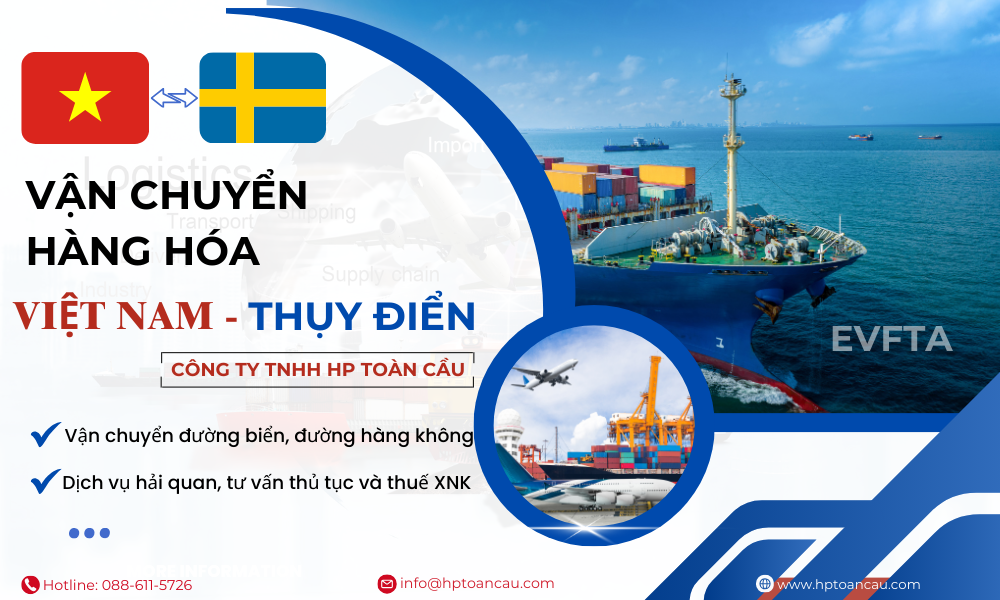 Dịch vụ vận chuyển hàng hóa Việt Nam - Thụy Điển