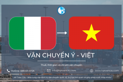 HP Toàn Cầu - Dịch vụ vận chuyển hàng hóa Ý - Việt