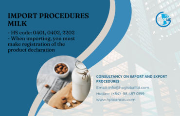 Import procedures milk