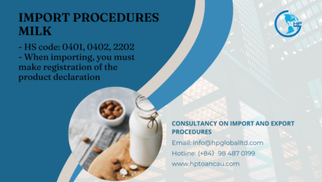 Import procedures milk