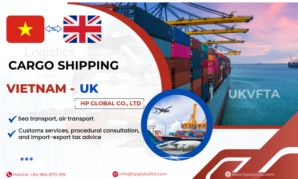 Cargo shipping Vietnam - United Kingdom