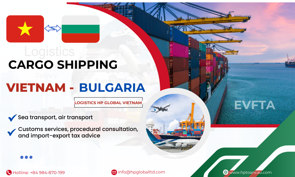 Cargo shipping Vietnam - Bulgaria