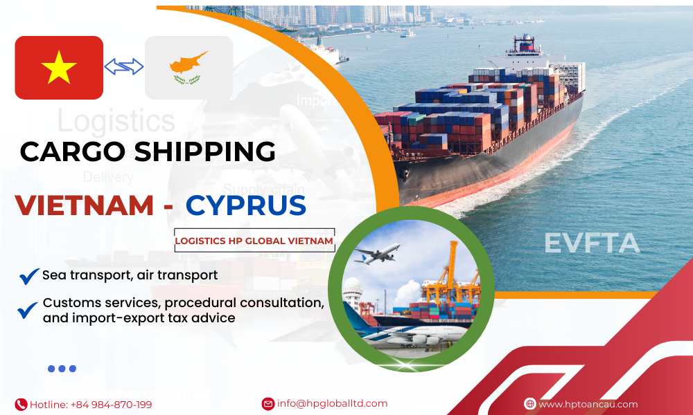 Cargo shipping Vietnam - Cyprus