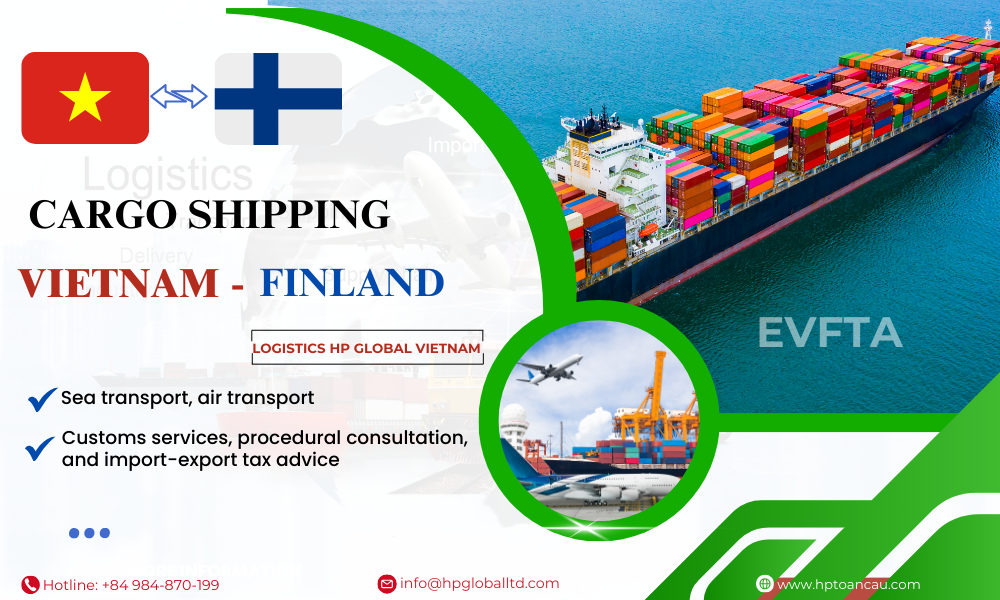 Cargo shipping Vietnam - Finland