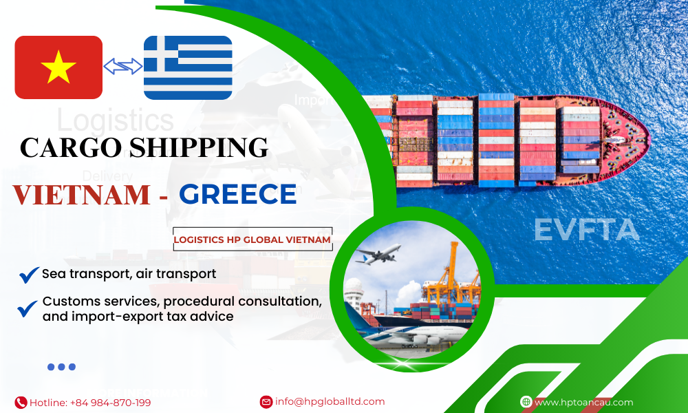 Cargo shipping Vietnam - Greece