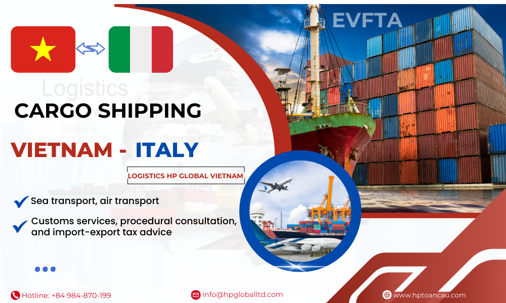 Cargo shipping Vietnam - Italy