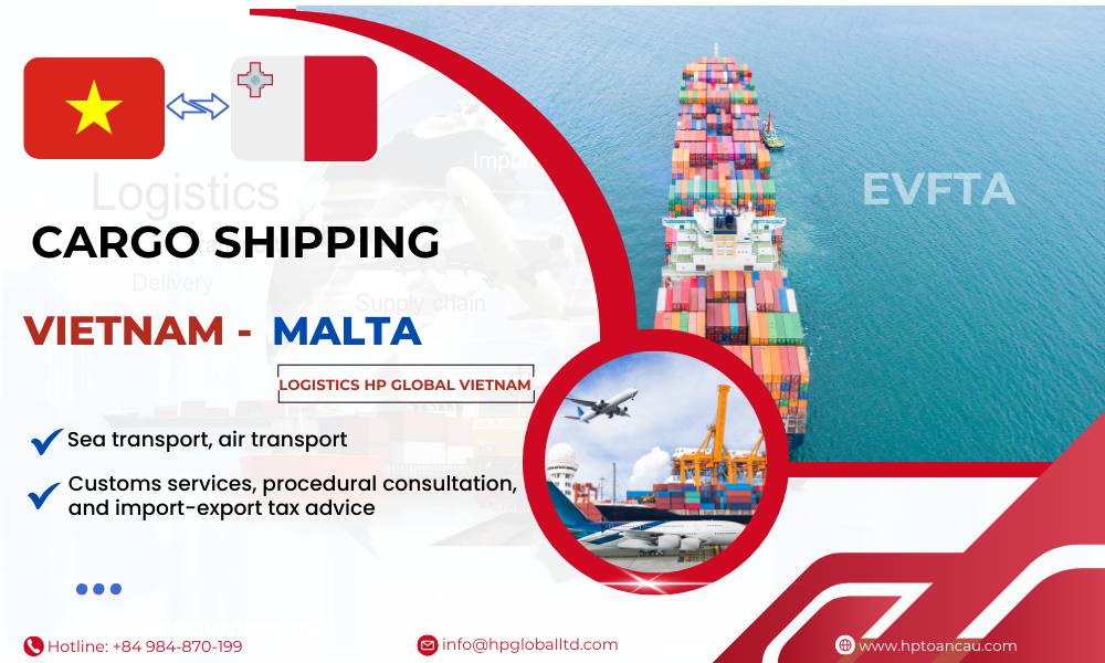 Cargo shipping Vietnam - Malta