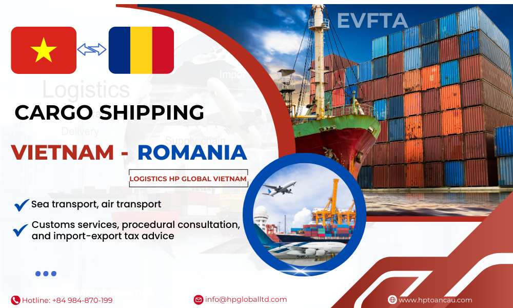 Cargo shipping Vietnam - Romania