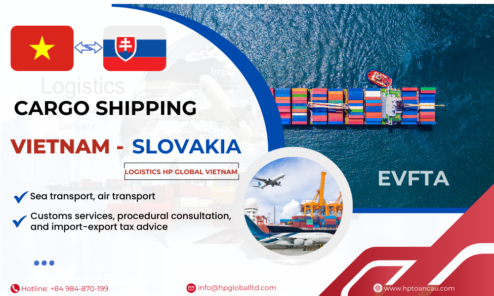 Cargo shipping Vietnam - Slovakia