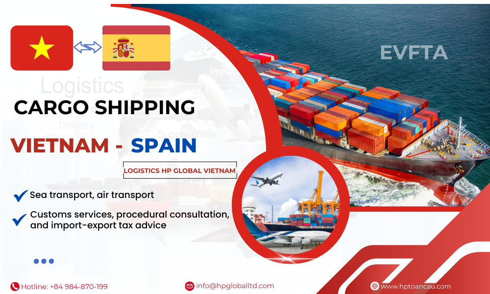 Cargo shipping Vietnam - Spain