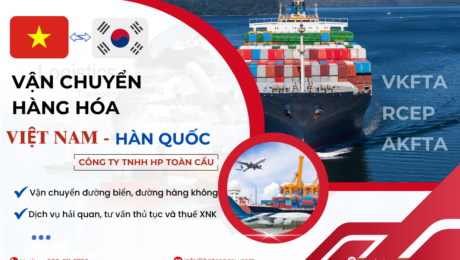 Dịch vụ vận chuyển hàng hóa Việt Nam - Hàn Quốc