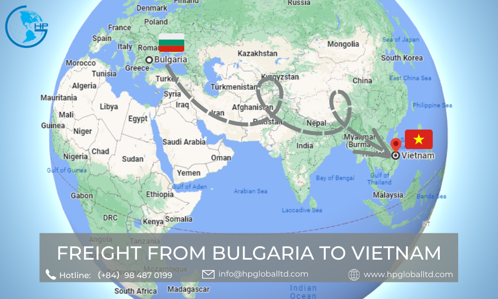 Freight from Bulgaria to Vietnam