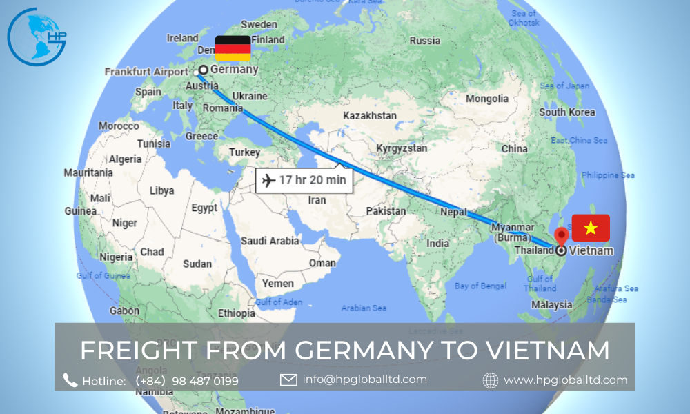 Freight from Germany to Vietnam