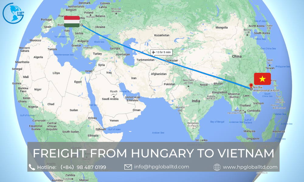 Freight from Hungary to VietNam