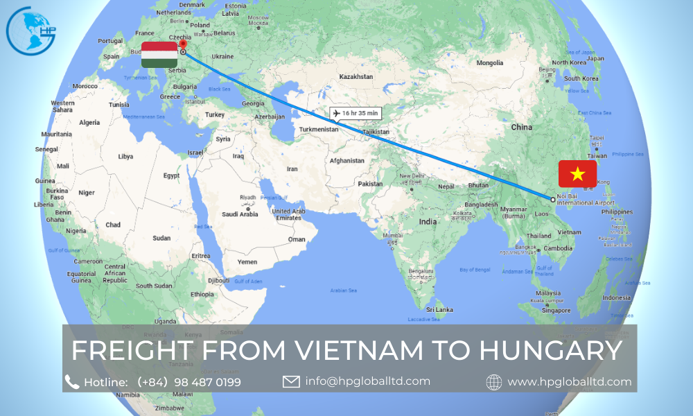 Shipping from Vietnam to Hungary