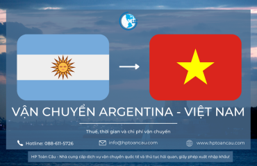 Giá vận chuyển hàng hóa nhập khẩu Argentina – Việt Nam